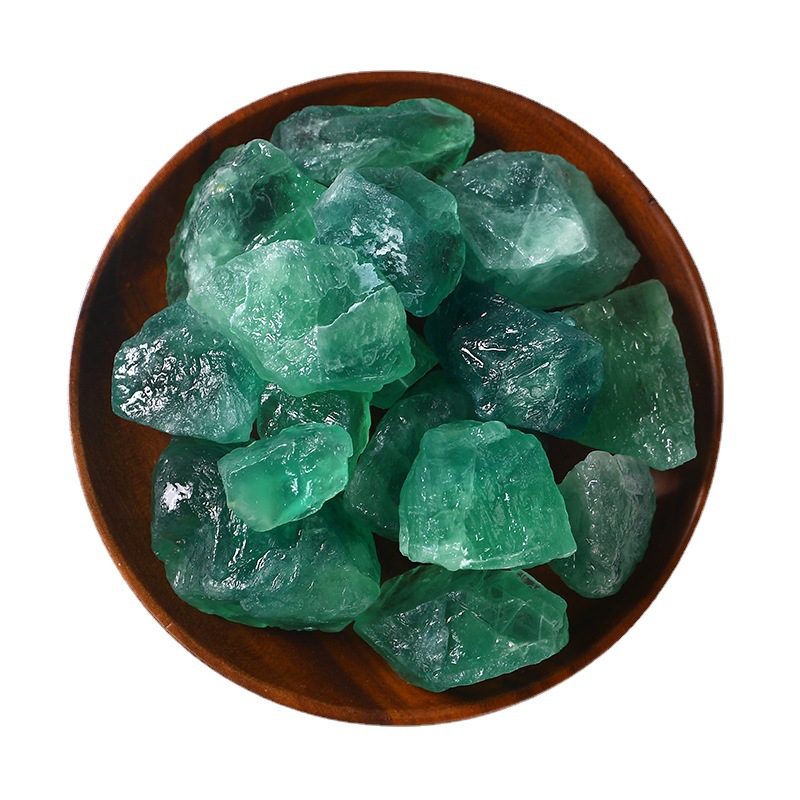 Natural Green fluorite original stone aromatherapy fragrant stone Crystal Crafts decoration degaussing stone home decoration jewelry wholesale