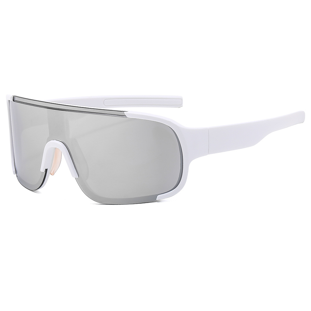 One-piece large-frame sports glasses mountaineering sunglasses colorful anti-ultraviolet goggles outdoor sports riding sunglasses_voghion.com