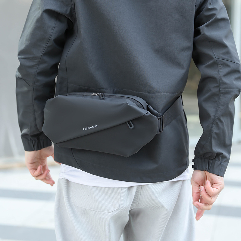New Crossbody Bag Trendy Small Bag Casual Chest Bag Men's Satchel Instagram Shoulder Chest Bag Men's Waist Bag Backpack Shoulder Bag