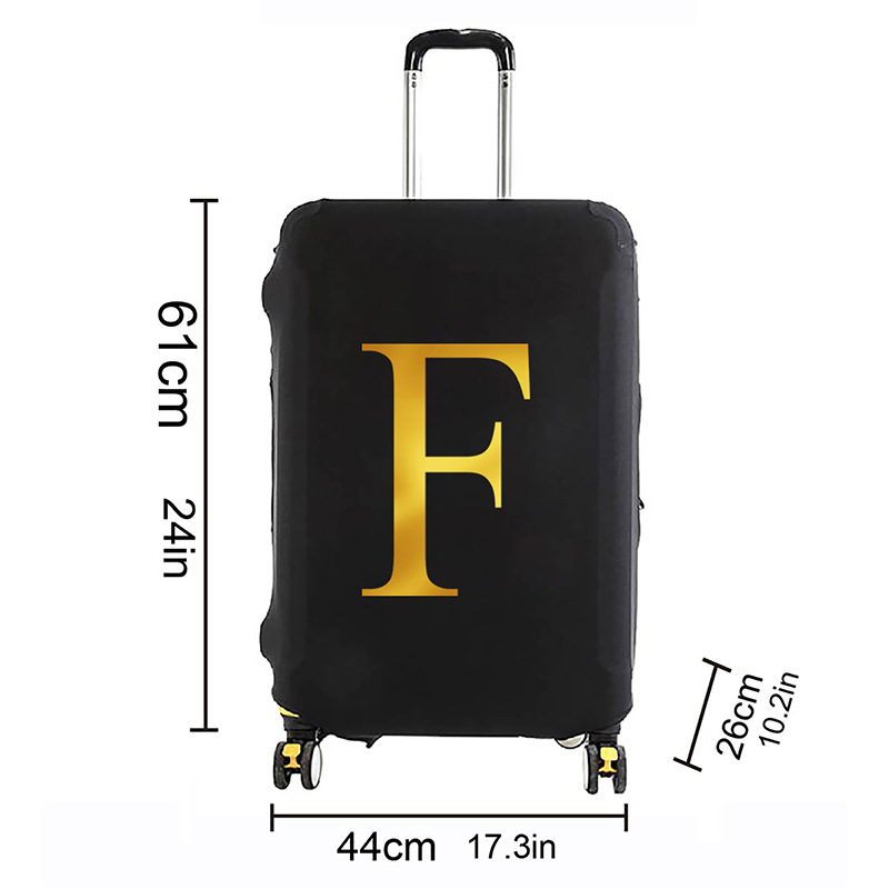 Simple Pull-along Luggage Protection Cover, Travel Business Trip Suitcase Cover 18-29 Inches, Airport Travel Luggage Shield