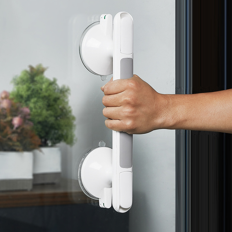 クロスボーダー新型穴なし大吸引吸盤手すり浴室トイレガラスドア取っ手老人安全滑り止め|undefined