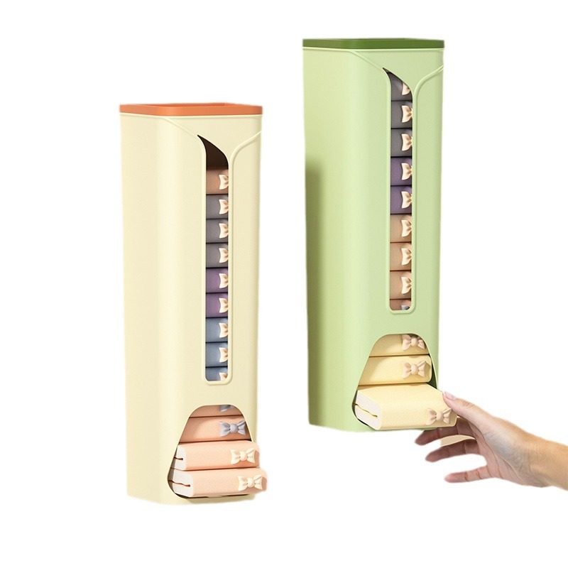 Underwear storage box underwear household wardrobe wall-mounted socks organizing stockings storage artifact hanging drawer
