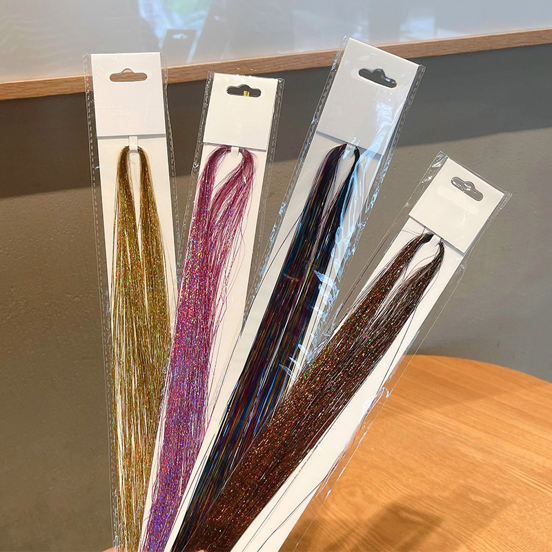 Braided Hair Colorful Rope Wig Line Women's Seven-color Headline Invisible Traceless Hair Extension Ribbon Children's Hair Dirty Braid Headdress