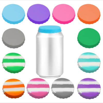 Cross-border Hot Sale Silicone Coke Lid Leak-proof Soft Sealed Silicone Can Lid Silicone Cup Lid Soda Lid