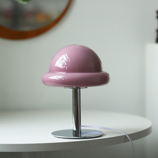 Original Design Bauhaus Table Lamp Atmosphere Decorative Lamp Glass Bedroom Bedside Ornaments Cute Creative Mushroom Table Lamp
