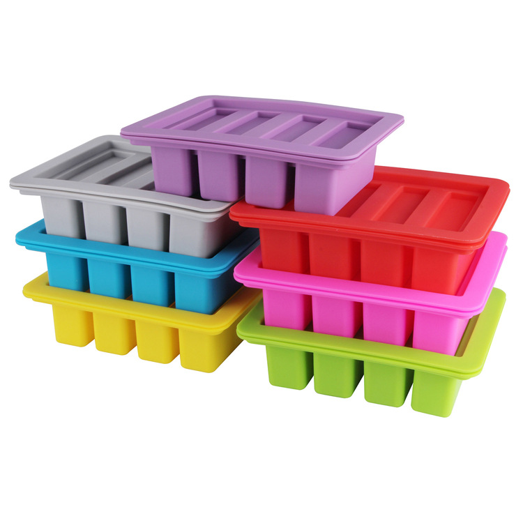 Silicone butter mold food grade silicone box factory direct Amazon explosion butter mold paste mold silicone ice