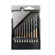 13-piece set of hexagonal shank stainless steel drill 4341 high speed steel black and yellow two-color twist drill 1.5-6.5 set