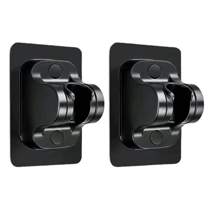 Black Punch-free Shower Holder Base Shower Head Holder Bathroom Adjustable Shower Holder Bracket
