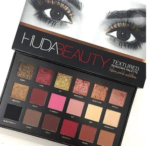 Huda 18 color eye shadow 1 generation 3 generation desert eye shadow gold empowered reverse rose snowflake 18 color eye shadow