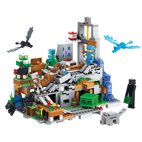Compatible with Lego Phantom Ninja My World Little Tree House Building Blocks Assembled Boys Children Educational Toys Gift