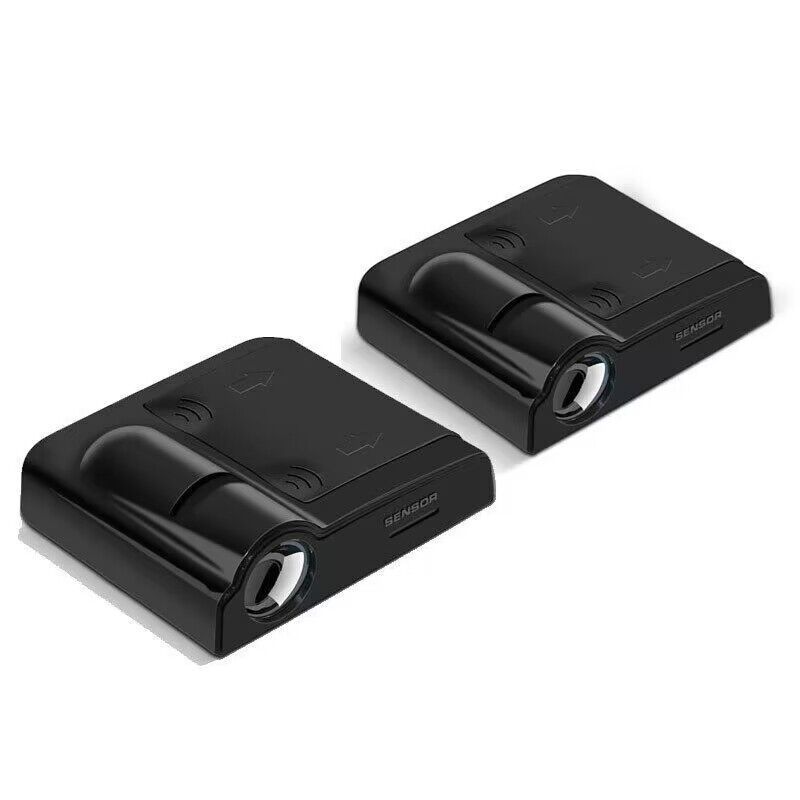 自動車迎賓灯led無配線無線迎賓灯ドア投影灯ドア投影logo開門灯led|undefined