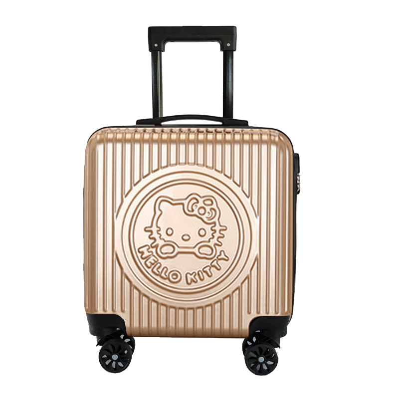 New 20 inch children's trolley case cute kitten cartoon luggage universal wheel boarding case large capacity suitcase