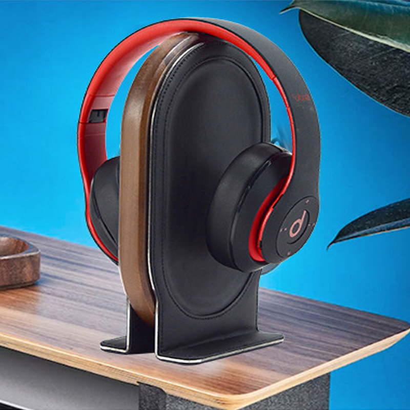 Grovemade Walnut Earphone Rack Display Rack Head Wearing Creative E-Sports Headphone Holder Headset Storage Wooden