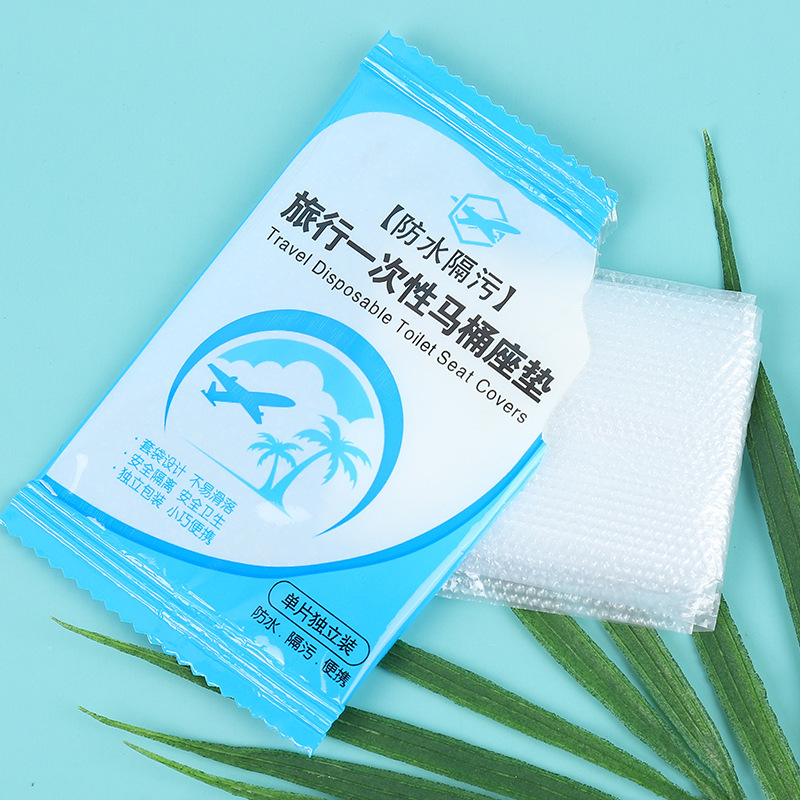 Disposable Toilet Cushion Maternal Thickened Water-proof Plastic Travel Toilet Cover Sewage-proof Household Hotel Cushion Paper