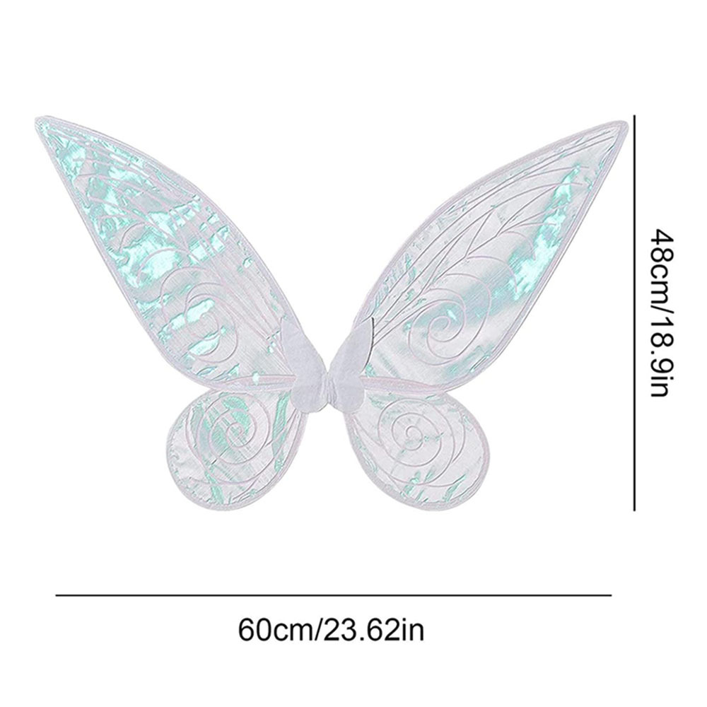 Cross-border explosions snowflake butterfly wings can be folded in half colorful angel wings adult children Festival performance props