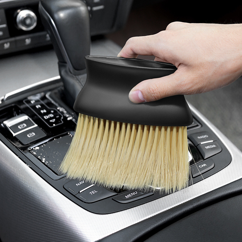 Special car air conditioner air outlet cleaning brush dust removal brush interior fine seam dust cleaning soft bristle brush