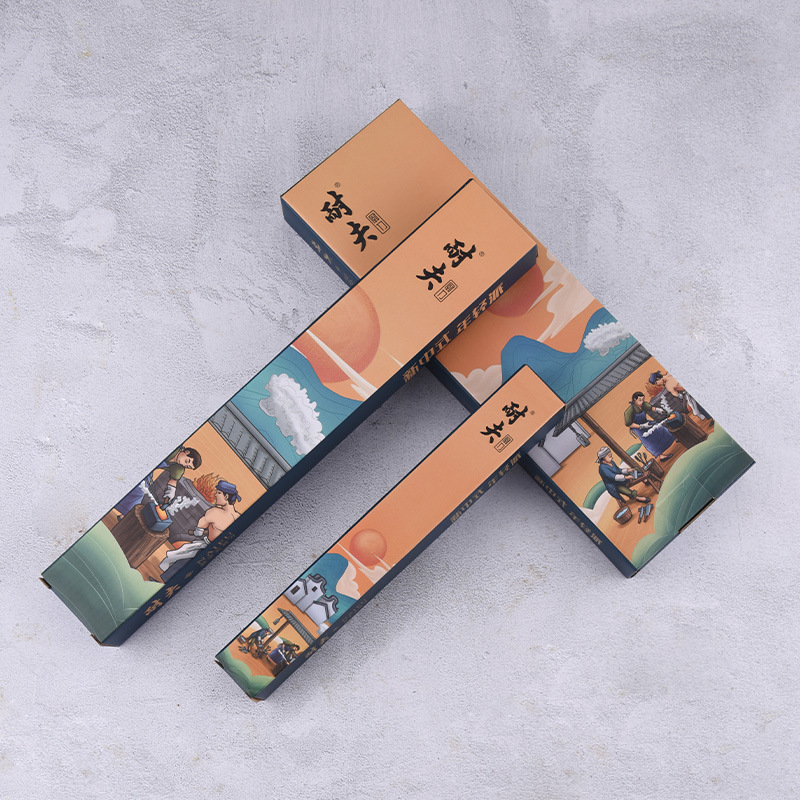 Wholesale exquisite kitchen knife gift box universal all kinds of knives lid packing box chef fruit knife box toothpaste box