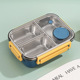 850ml stainless steel three grid blue