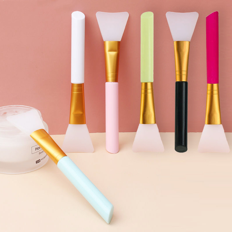Cross-border beauty silicone mask brush soft head silicone brush adjusting stick homemade mask mud tool brush wholesale