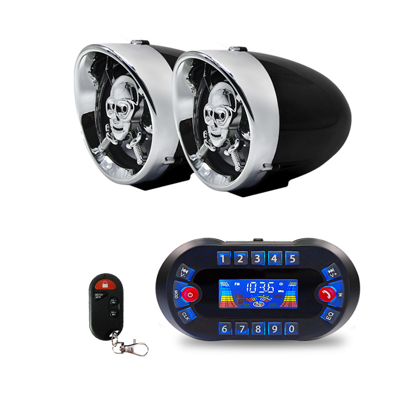 Motorcycle Bluetooth audio call riding car MP3 wireless speaker with fast charging electric car Bluetooth audio