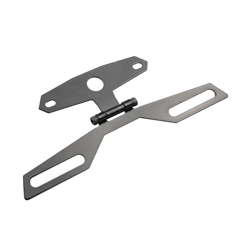 Motorcycle accessories modified taillight license plate bracket ATV off-road vehicle fixed folding license plate lighting taillight bracket