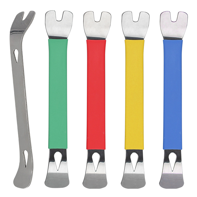 Stainless steel extended metal car crowbar car audio modification tool pry panel door panel removal rocker