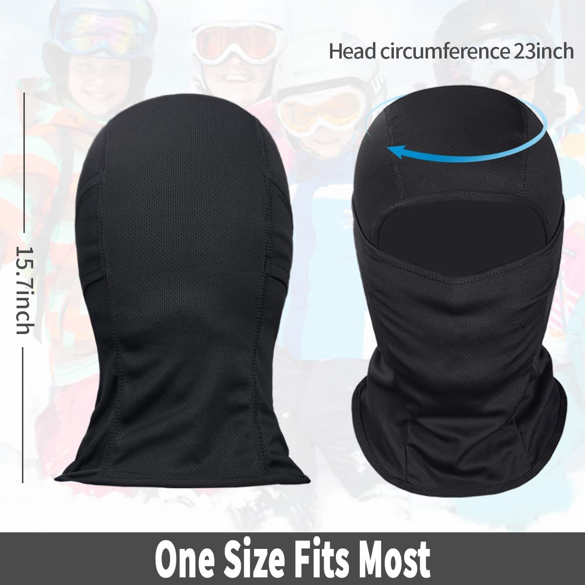Outdoor windproof cold-resistant balaclava mask UV protection ski scarf cycling equipment face protection head cover cap