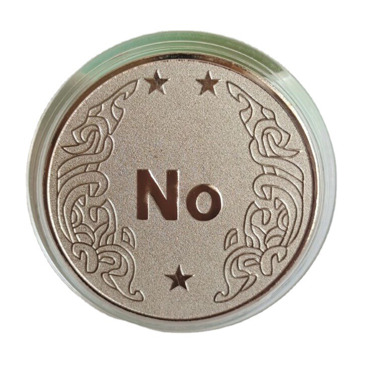 Decision coin YES/NO magic coin toy coin lucky coin commemorative medal playing coin metal crafts collection coin