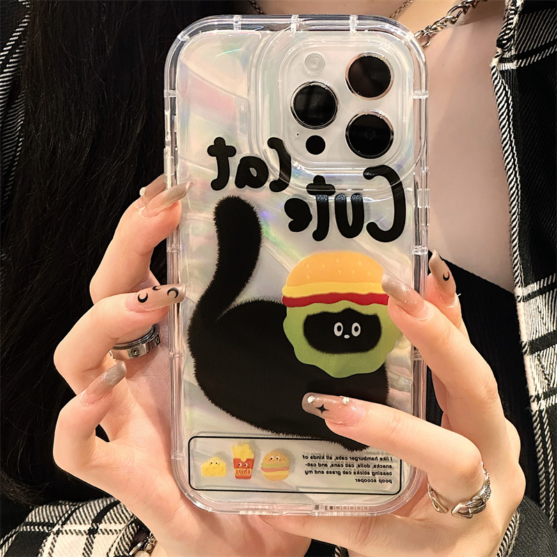 知泰iPhone15Pro蘋果14手機殼13Promax鐳射紙11適用OPPO幻影vivo