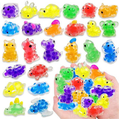 Cross-border hot water beads animal pinch Music Children's decompression sweet potato toy vent beads ball decompression artifact factory