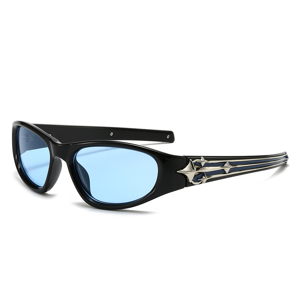New sports sunglasses fashion sunglasses vintage INS catwalk men's and women's modern sunglasses