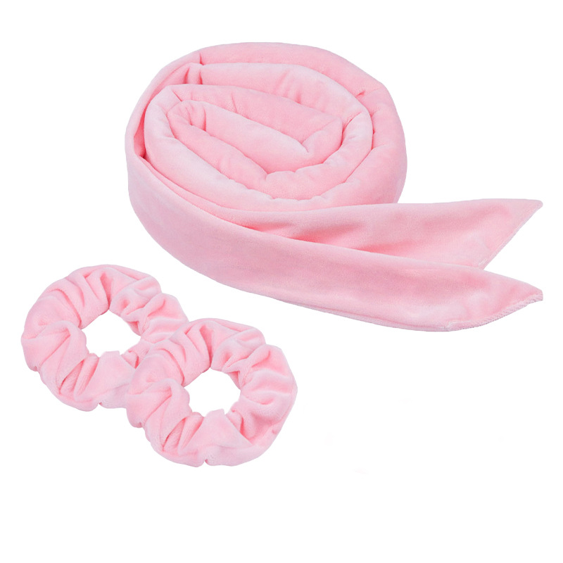 Factory Customized Amazon Cross-border New Bow No Heat Curling Hair Stick Lazy Artifact Sleep Sleeping Hair Band