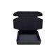 Cross-Border Black Airplane Box, Three-Layer Black Corrugated Logo Customized Clothing Intimates Logistics Express Carton