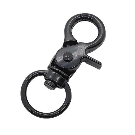 Zinc Alloy Dog Buckle Electroplated Swimming Black Lobster Buckle 44mm Four-point Tail Clamp Buckle Crab Buckle Luggage Hardware Accessories