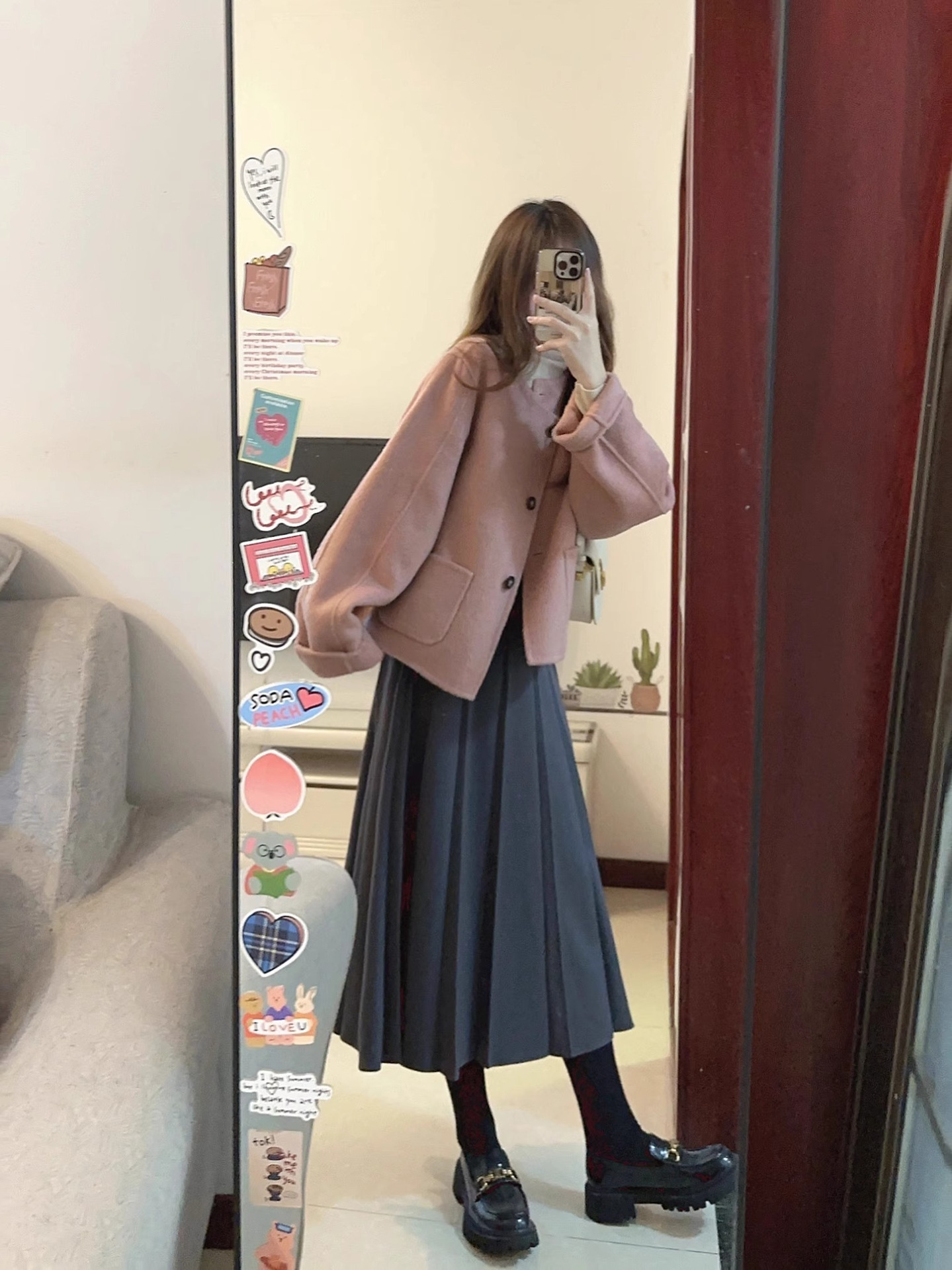 2024 autumn and winter New  style short coat women's unique super nice high-end sense small Korean style popular Woolen_voghion.com