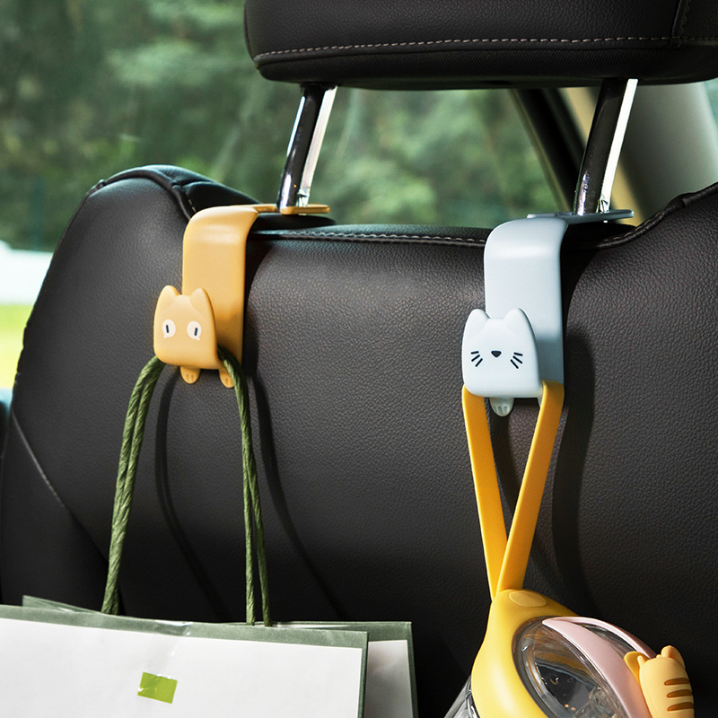 Cartoon cute car hook car rear chair creative multi-functional storage small hook car artifact wholesale