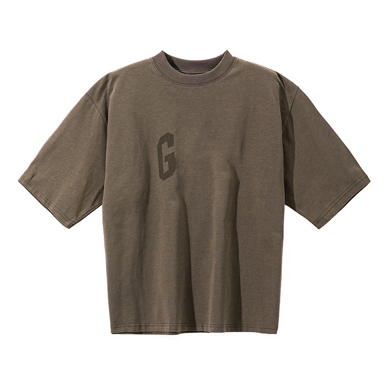 SOGD YEEZY x G x B TEE tripartite joint Kanye pigeon printed washed short sleeve t-shirt