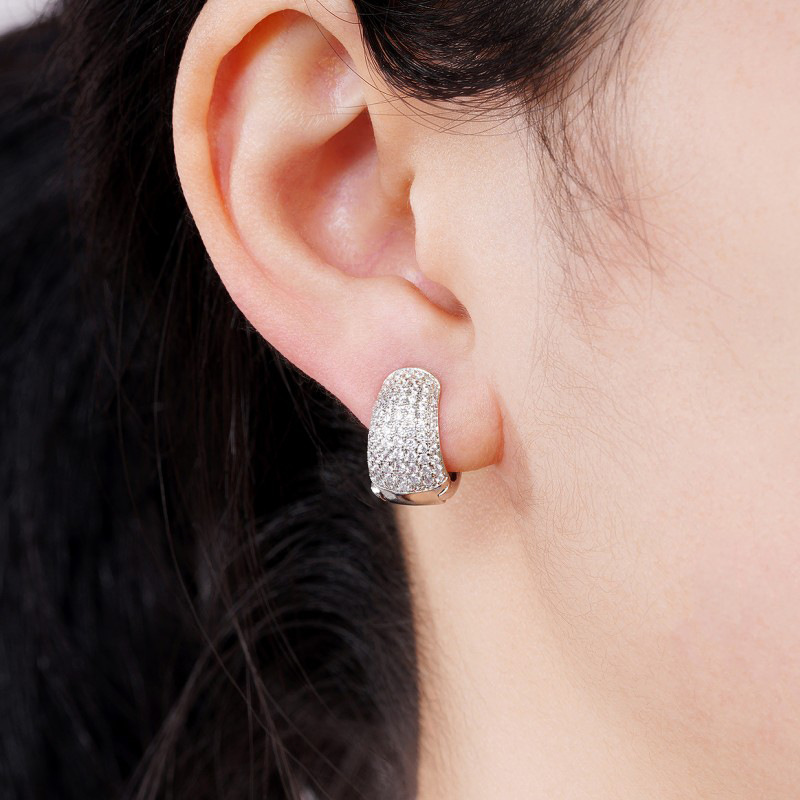 Gioielli unisex Moda moda orecchini zircone multicolore temperamento orecchini cristallo gioielli_voghion.com