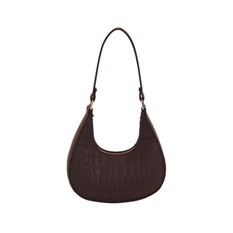 Women's bag wholesale Women's bag 2024 trendy Korean style summer new stone pattern underarm bag casual shoulder handbag