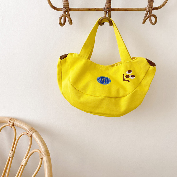 Korean INS Style Children's Banana Bag Portable Small Bag Girl's Small Bag Baby's Coin Purse