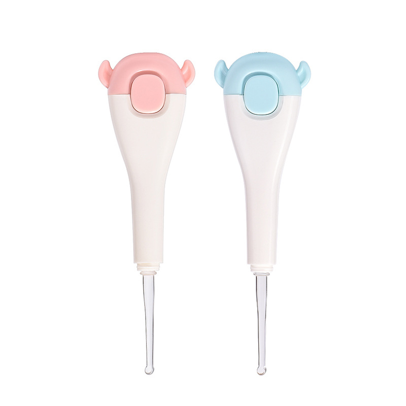 Chuanqi's luminous ear digging spoon ear picking set cartoon plastic ear digging children's luminous ear digging spoon with light