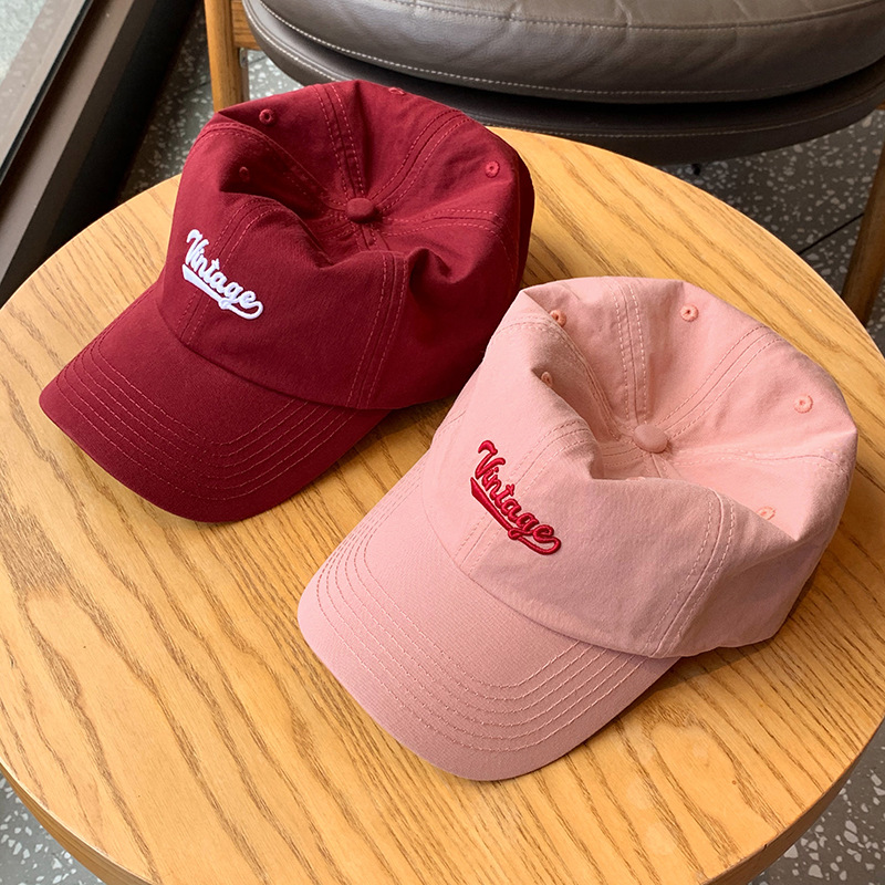 [Big head can be worn] cap deepened cap barrel face small thin soft top baseball cap thin hat for boys and girls
