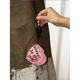Heart-shaped cake mini jewelry box vintage Denim portable ring jewelry storage travel gift
