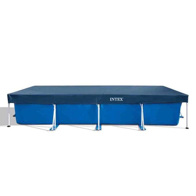 Original Genuine INTEX Swimming Pool Cover Square Pool Cover Swimming Pool Dust Cloth Thickened 28039