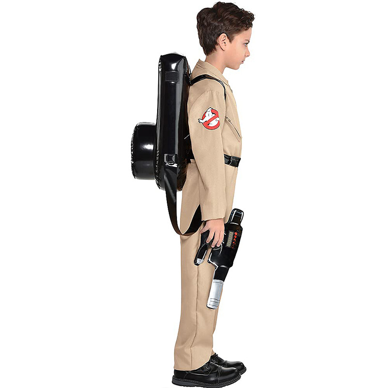 Cross Border Halloween Party Ghostbusters One Piece Costume Kids cosplay Proton Inflatable Backpack Gun