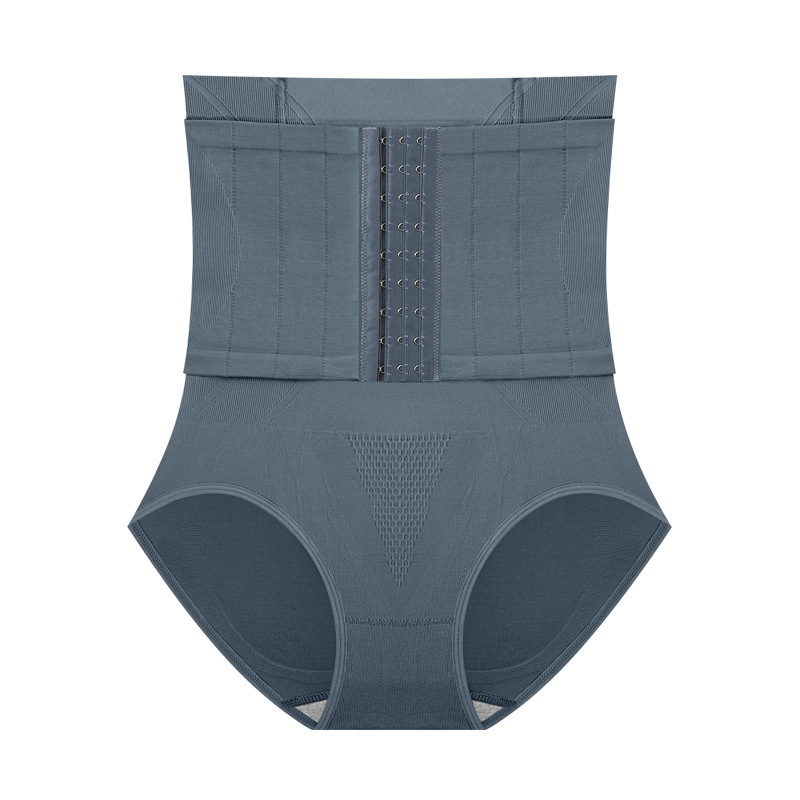 Postpartum hip lifting body shaping nine breasted belly shaping safety pants high waist belly contracting waist women's underwear