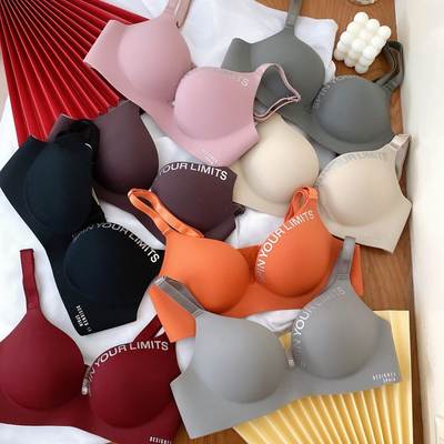 British alphabet bra a large number of spot one-piece seamless rimless adjustable underwear women gathered up to support girls