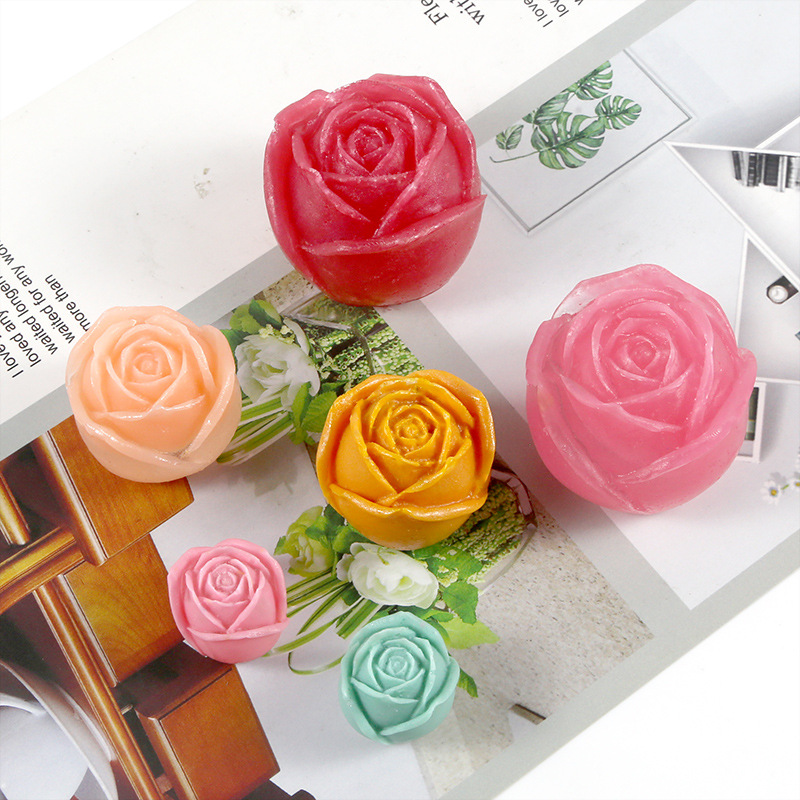 Rose Big Ice Hockey Whisky Ice Mold Ice Cube Round Ice Cube Silicone Mold Internet Celebrity Bourbon Artifact Box Ice Making