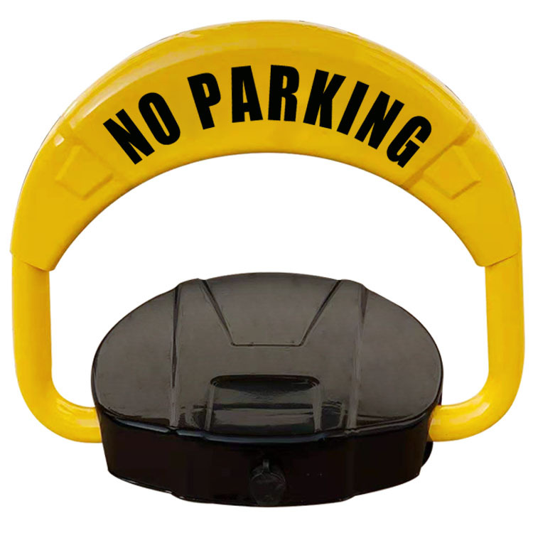 Intelligent induction ground lock anti-collision waterproof automatic lifting parking lock round English version remote control lock parking lock