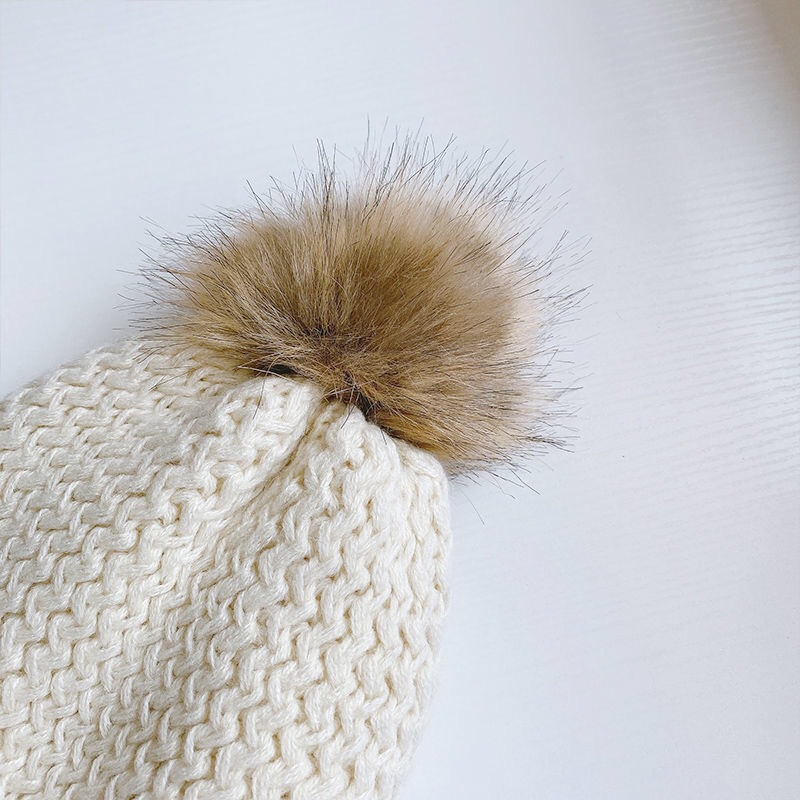 Cappello sciarpa guanti per bambini autunno e inverno set tre pezzi completo invernale caldo foderato in pile per ragazzi e ragazze berretto di lana orso_voghion.com